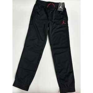 Nike Jordan Big Kids Jogger Pants Size M Black Fleece Lined 953001 023
